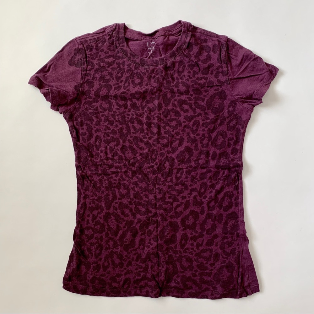 Barney’s New York Co-op Purple Leopards Tee
